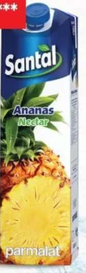 Nectar Santal 1L, ananas/cireșe