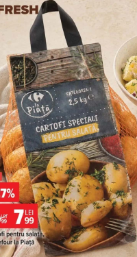 Carrefour Cartofi pentru salată 2.5kg