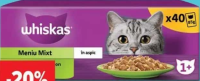 Whiskas Hrană umedă pentru pisici 40x85g