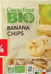 Carrefour Bio Chips-uri din banane 125g