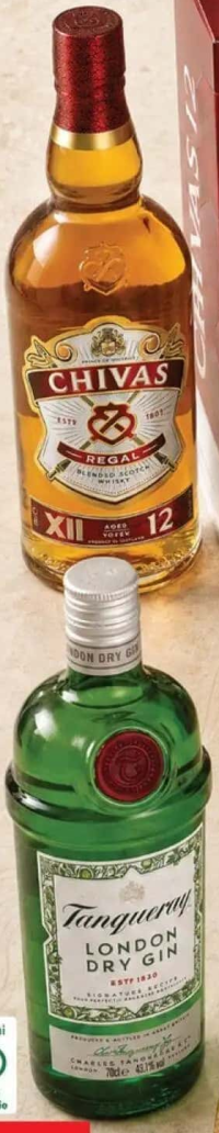Tanqueray London Dry Gin 43.1%, 0.7L