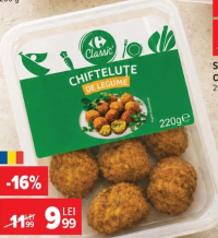 Carrefour Classic Chifteluțe de legume 220g