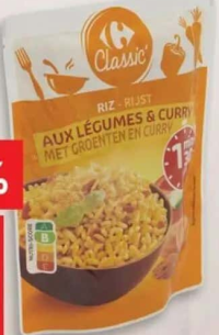 Carrefour Classic Orez cu legume și curry 250g