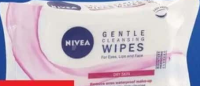 Nivea șervețele demachiante Gentle Cleansing Wipes 25buc