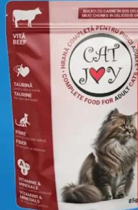 Cat Joy Hrană umedă pentru pisici cu vită/pui/somon/curcan 85g