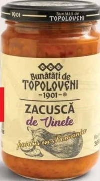 Bunătăți de Topoloveni Zacuscă de vinete/tărănească 300g