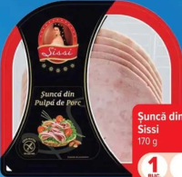 Sissi Șuncă din pulpă de porc 170g