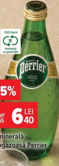 Perrier Apă minerală carbogazoasă 0.33L