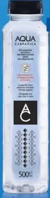 Aqua Carpatica Apă minerală plată 0.5l