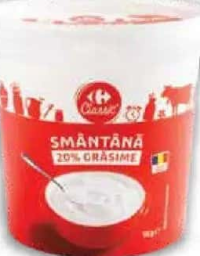 Carrefour Classic Smântână 1 kg 20% grăsime
