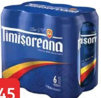 Timișoreana bere blondă 6x0.5 L