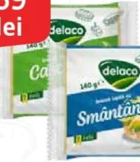 Delaco Brânză topită felii 140g