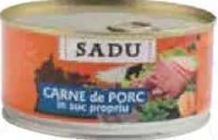 Sadu Carne de porc în suc propriu 300 g