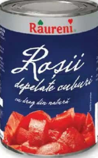 Răureni Roșii decojite cuburi 380g