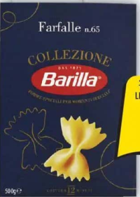 Barilla Paste Farfalle 500g