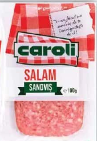 Caroli Salam Sandviș feliat, 100g
