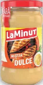 La Minut Muștar dulce 290g/Muștar de masă 300g