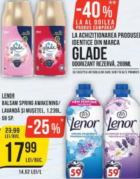 Lenor Balsam Spring Awakening/Lavandă și mușețel, 1.239L, 59 sp.