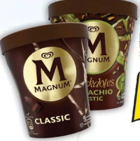 Magnum Pint Înghețată, diverse sortimente, 297-311g