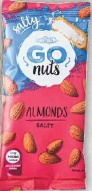 GO nuts Migdale prăjite și sărate 60g