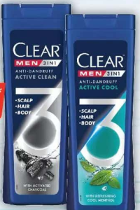 Clear Men 3in1 Șampon 360ml