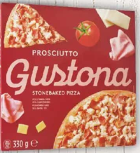 Gustona Pizza Prosciutto 330g