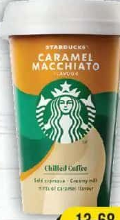Starbucks Băutură pe bază de lapte și cafea Caramel Macchiato/Cappuccino/Skinny Latte fără zahăr adă