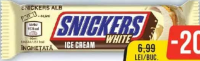 Snickers Înghețată cu ciocolată albă, 41g