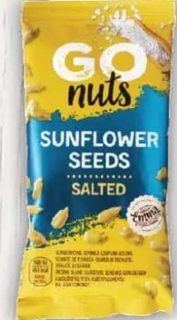 GO nuts Miez de semințe de floarea-soarelui prăjite și sărate 70g