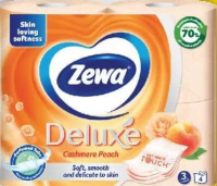 Zewa Hârtie igienică Deluxe Peach, 4 role, 3 str.