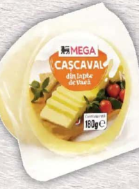 Mega Cașcaval din lapte de vacă 180g