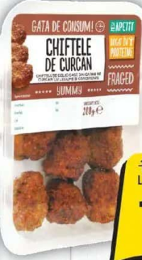 Mega Apetit Chiftele de curcan, 200g