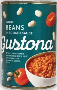 Gustona Fasole albă boabe în sos de tomate 400g