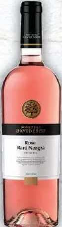 Domeniile Davidescu Vin roze, sec, Rară Neagră, 0.75l