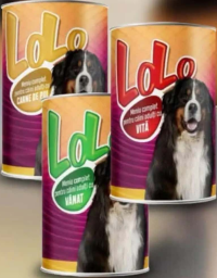 LoLo hrană umedă pentru câini pui/vită/vânat 1240g