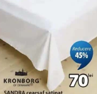 Kronborg SANDRA cearșaf satin 240x260 cm