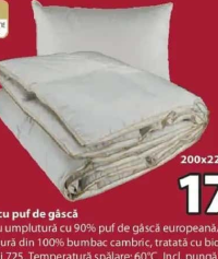 KRONBORG LOFTET plapumă cu puf de gâscă 1100 g 200x220 cm