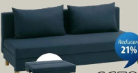 NORSMINDE canapea extensibilă 3 locuri 130x192 cm