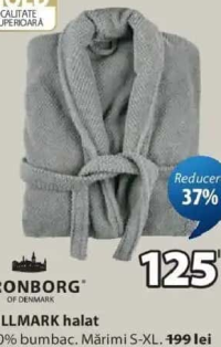 Kronborg Bullmark halat 100% bumbac S-XL