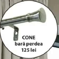 CONE bară perdea 125 cm