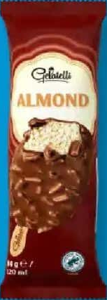 Gelatelli Înghețată cu ciocolată și migdale 120 ml