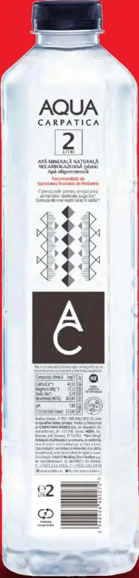Aqua Carpatica Apă minerală plată 2L 6buc