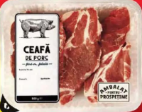 Ceafă de porc fără os feliată 500g