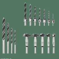 Parkside Set burghie pentru lemn din oțel carbon 5/8/4 piese 1 set