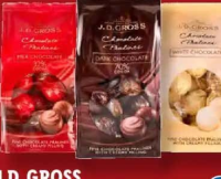 J.D. Gross Praline de ciocolată cu umplutură diverse sortimente 140g