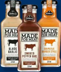 Kuhne Sos Made for Meat black garlic/smoked pepper bbq/chipotle burger style 235ml