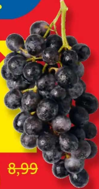 Lidl Struguri negri/roze fără sâmburi 500g
