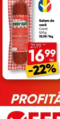 MEZELLINI Baleron cu coajă 1kg
