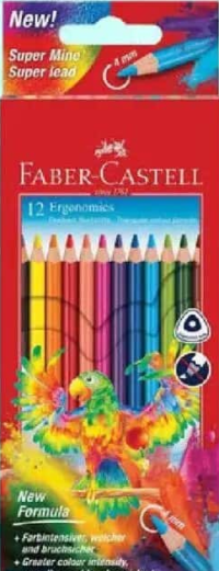 Faber-Castell Creioane colorate 12 culori/set