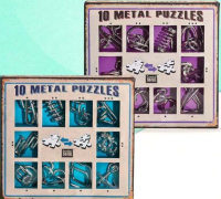 Eureka 3D Puzzle Set 10 puzzle provocări logice